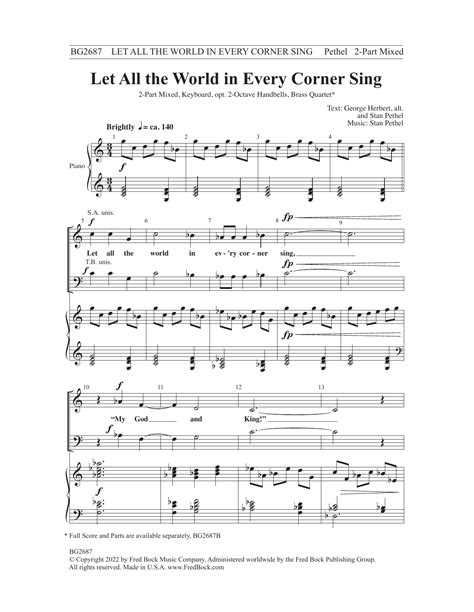 Antiphon: Let All The World In Every Corner Sing